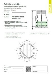 Ankieta dla studni kablowej ROMOLD FCE 80.63/115