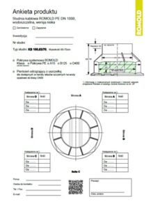 Ankieta dla studni kablowej ROMOLD KS 100.63/70