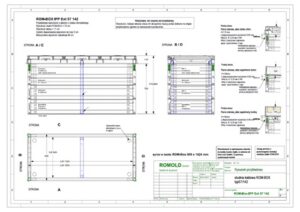 Przykładowy rysunek studni kablowej ROM-Box typ 57/142